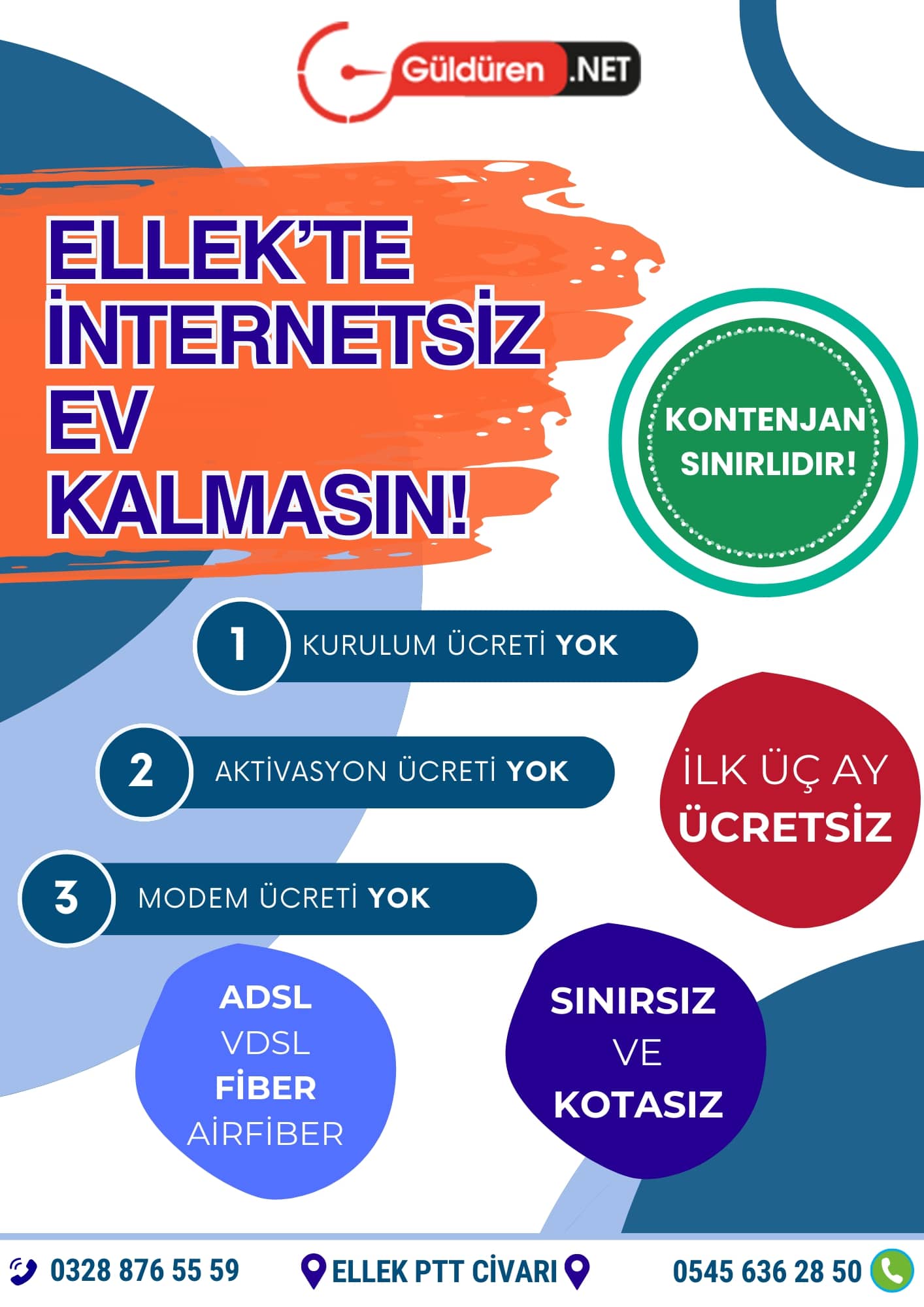 Güldüren.net'ten Ellek Halkına Müjde Üç Ay Ücretsiz İnternet Fırsatı-1