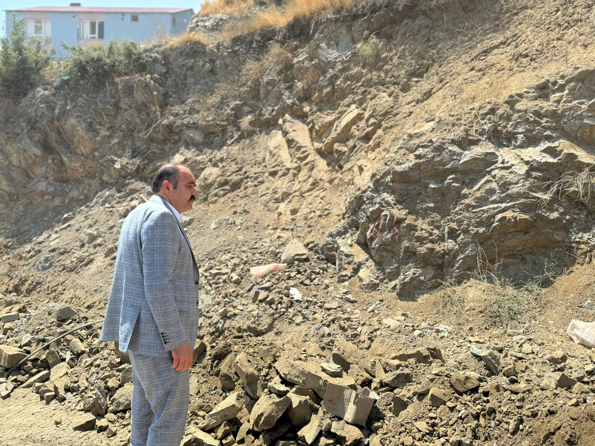 Başkan Vekili Üzeyir Ateş, Bahçe İlçesi'ndeki Çalışmaları Yerinde İnceledi (5)