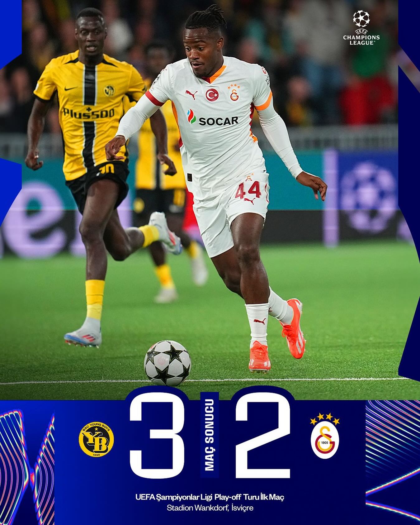 Galatasaray, Young Boys'a Konuk Oldu 5 2'Lik Skor Ve 1 Kırmızı Kart! (5)