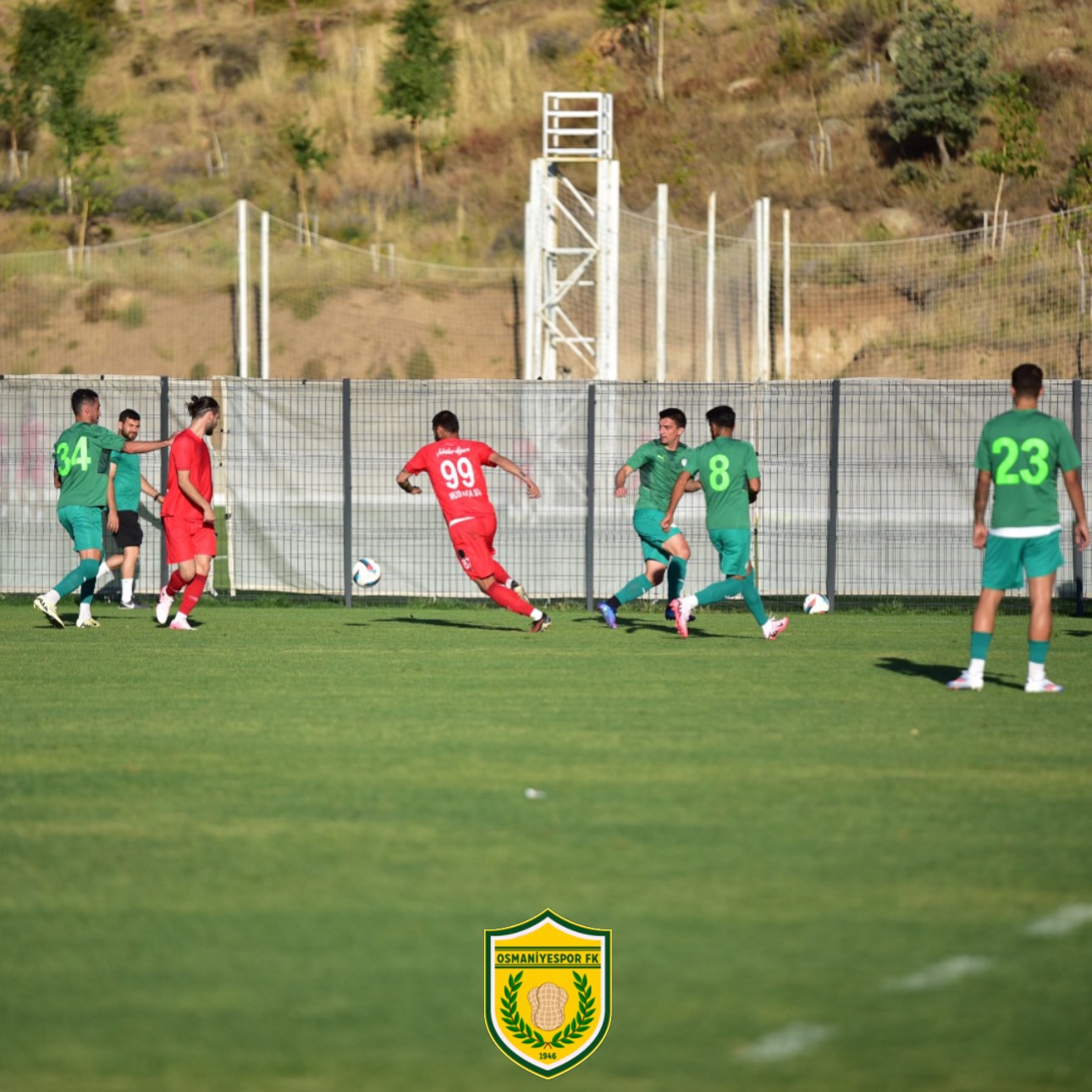 Osmaniyespor Fk'nın Hazırlık Maçı Beraberlikle Sona Erdi (1)