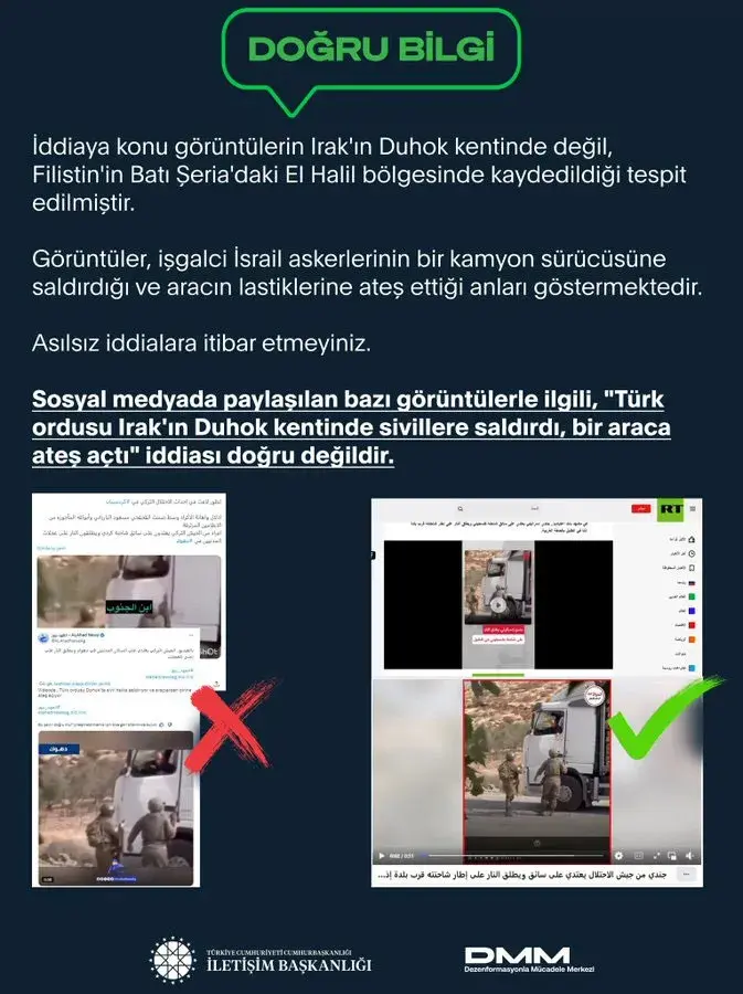 Dmm Turk Ordusu Saldiri Iddialari Yalanlama