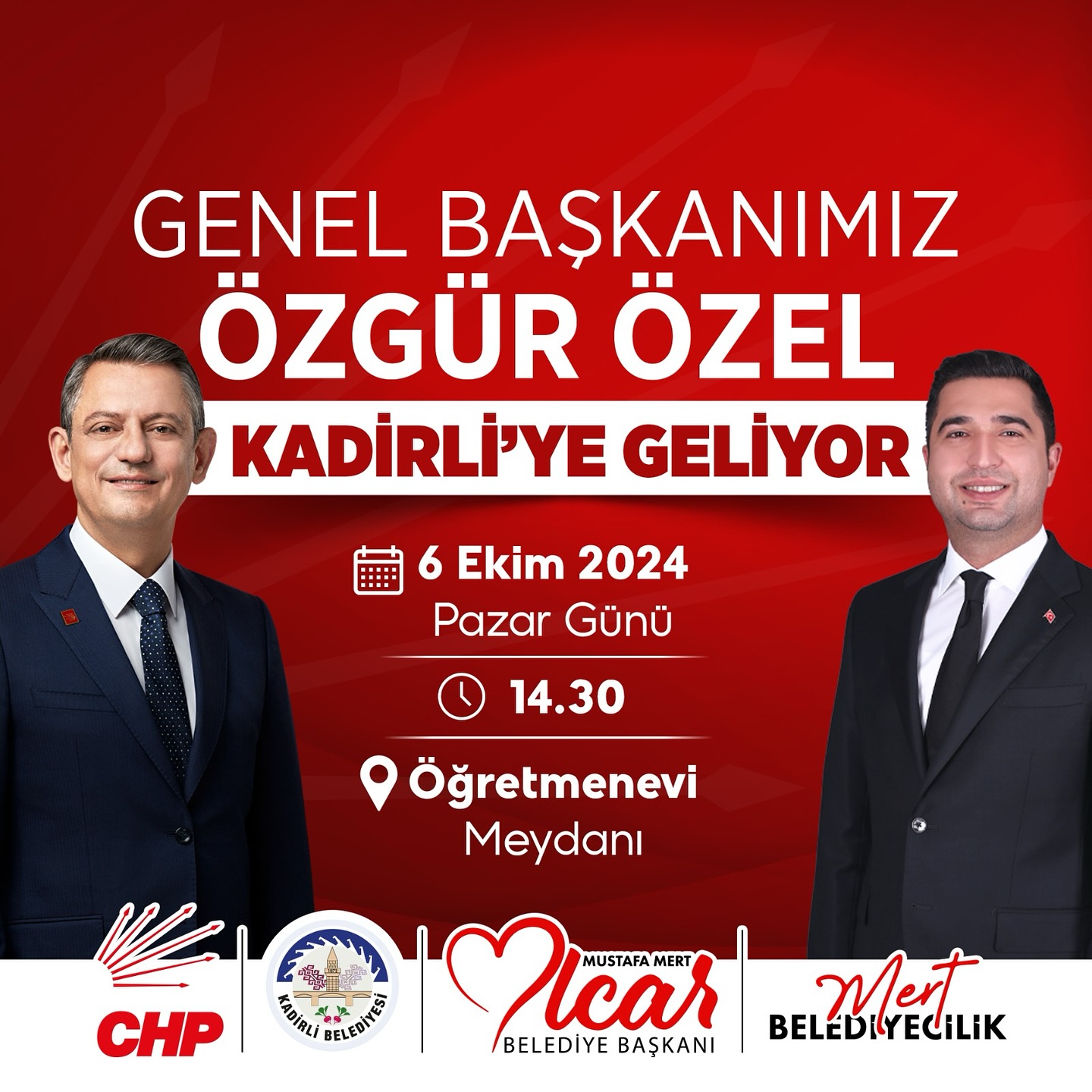 Kadirli’ye Özgür Özel Geliyor (1)