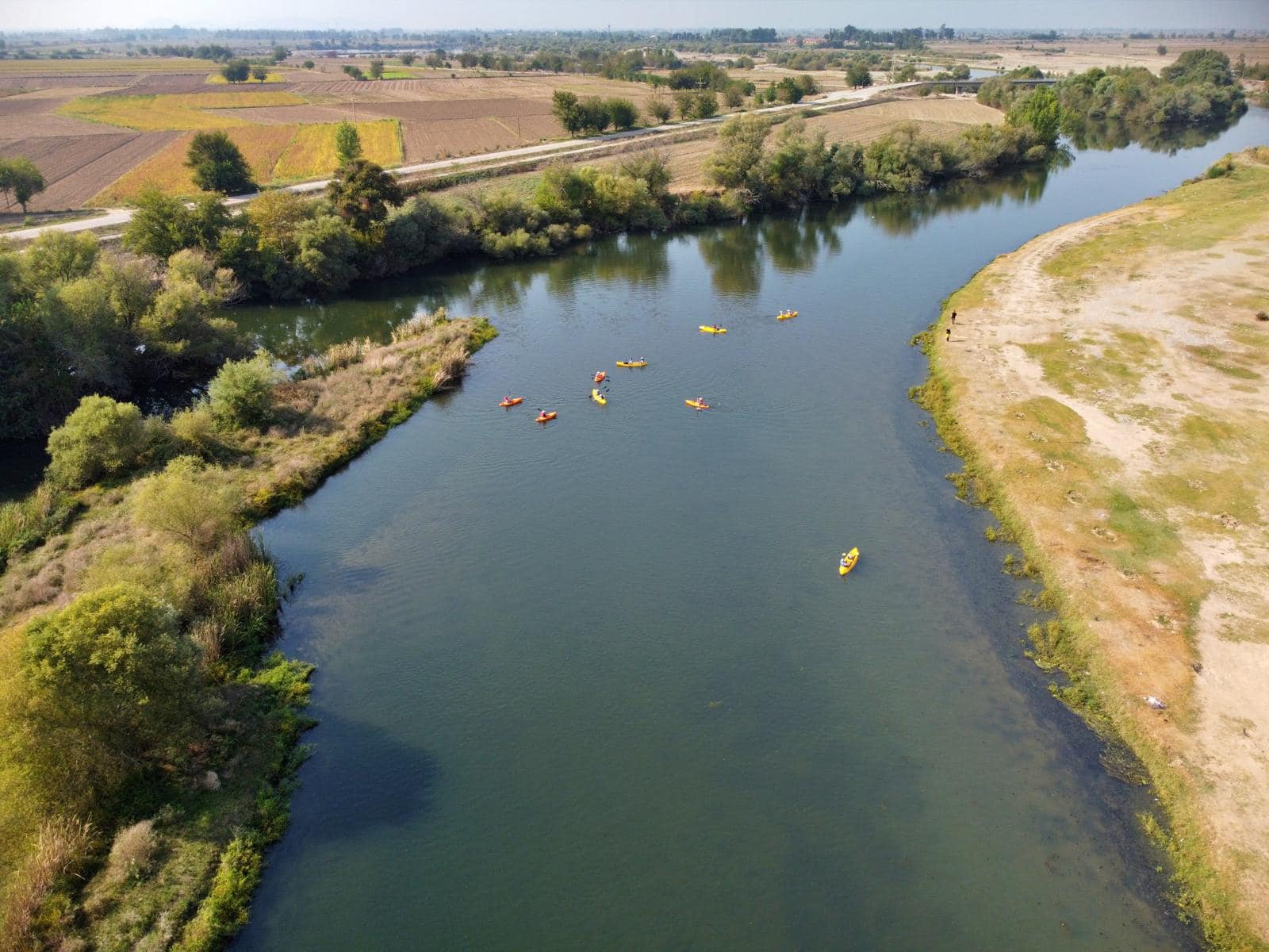 Ceyhan Nehri’nde 8 Kilometrelik Kürek Etkinliği (7)