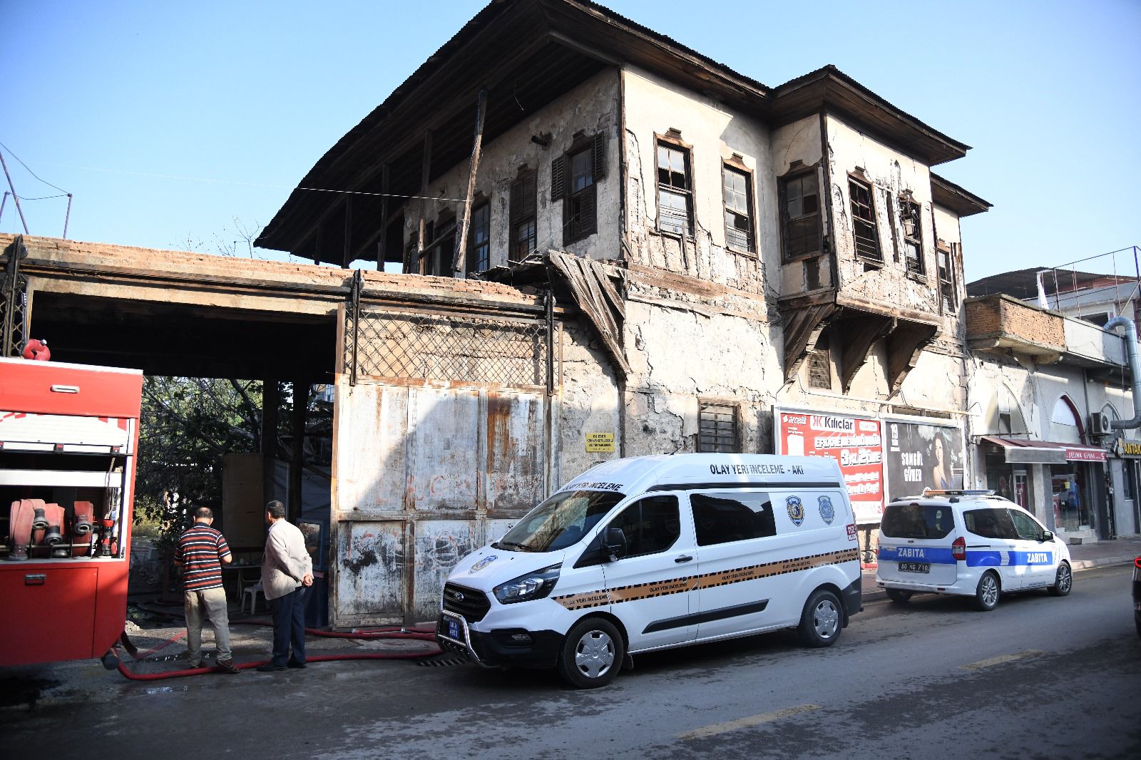 Mehmet Eminler Konağı Yangın Söndürüldü (4)