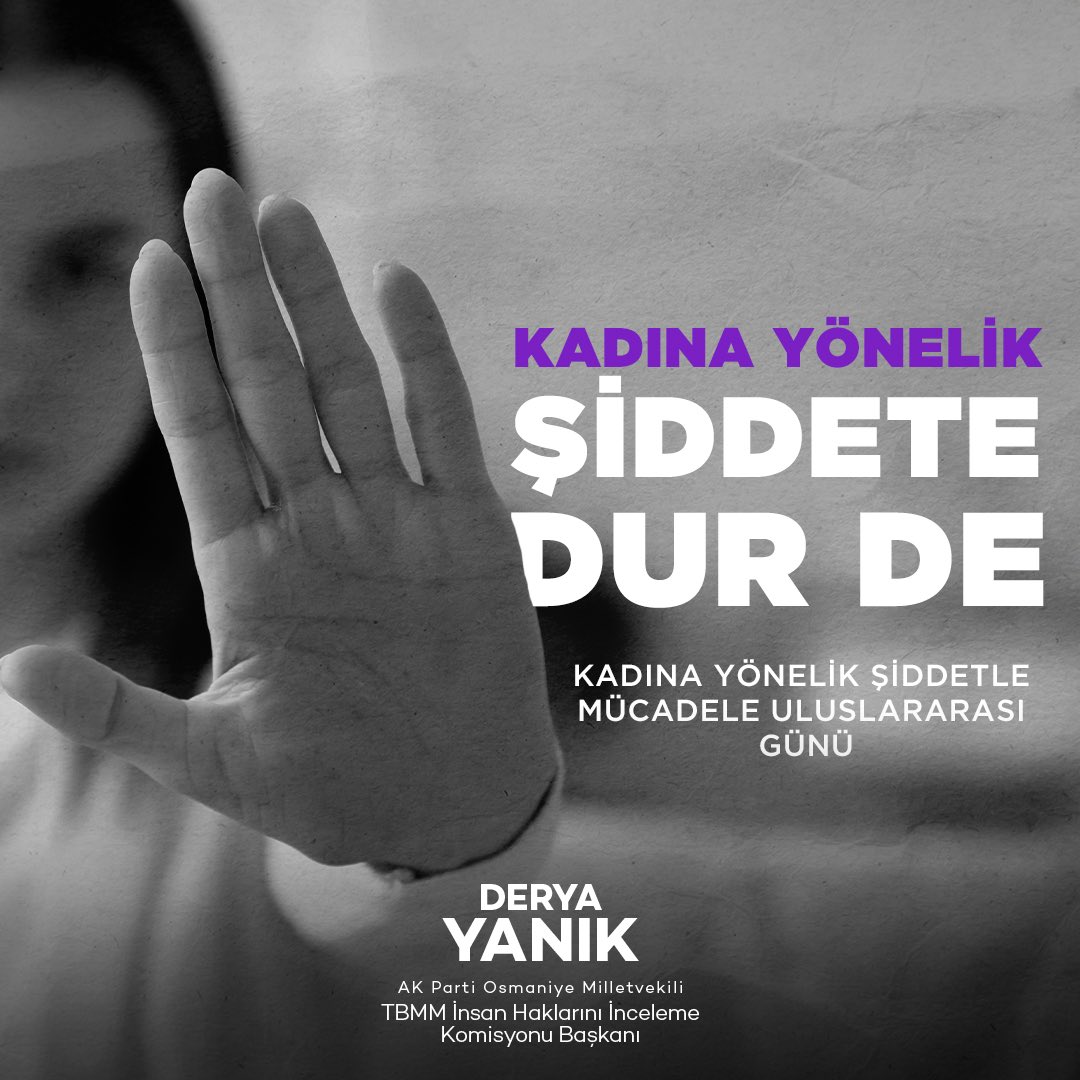 Kadına Yönelik Şiddete Hayır Derya Yanık