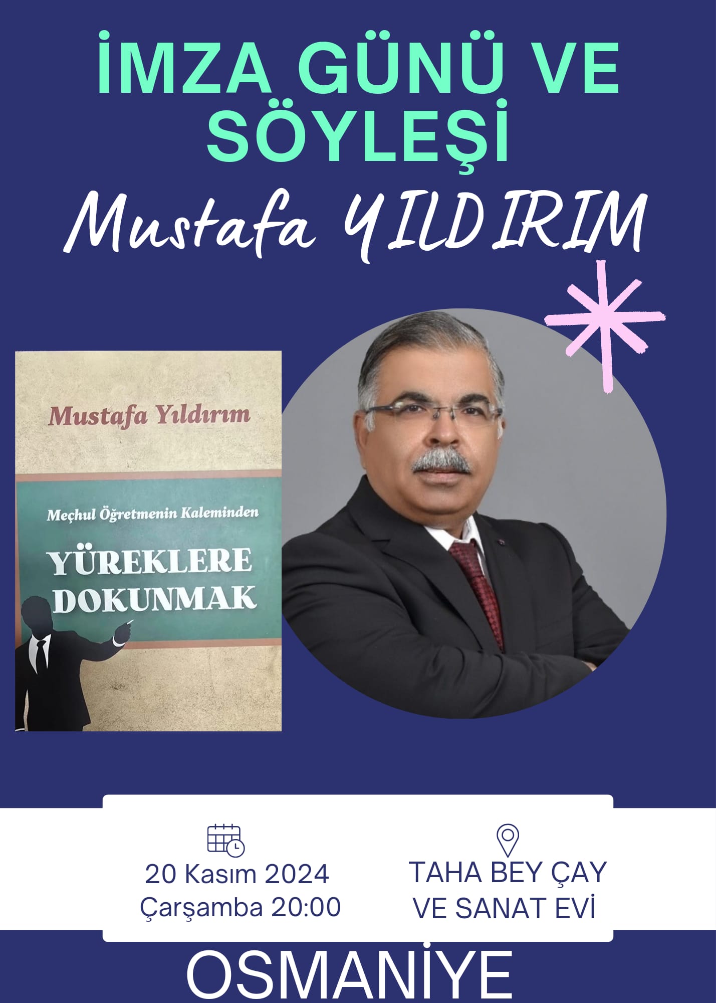 Mustafa Yıldırım, Osmaniye'de Okuyucularıyla Buluştu