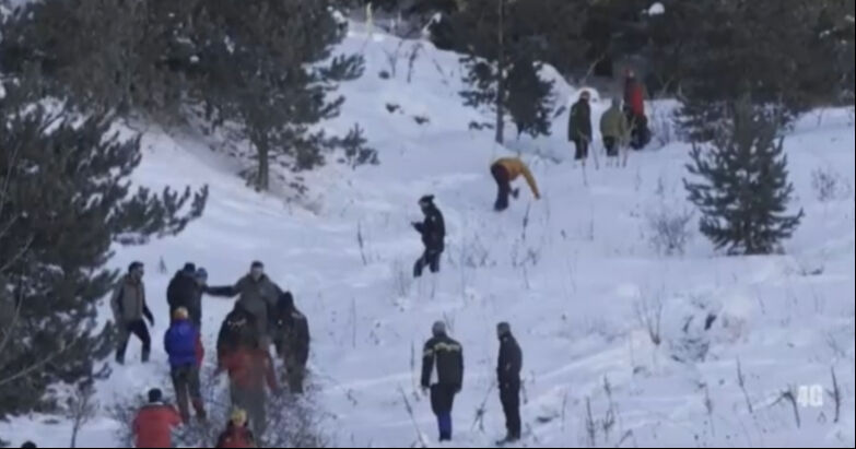 Erzurum Palandöken Kayak Merkezi'nde Çığ Düştü (3)