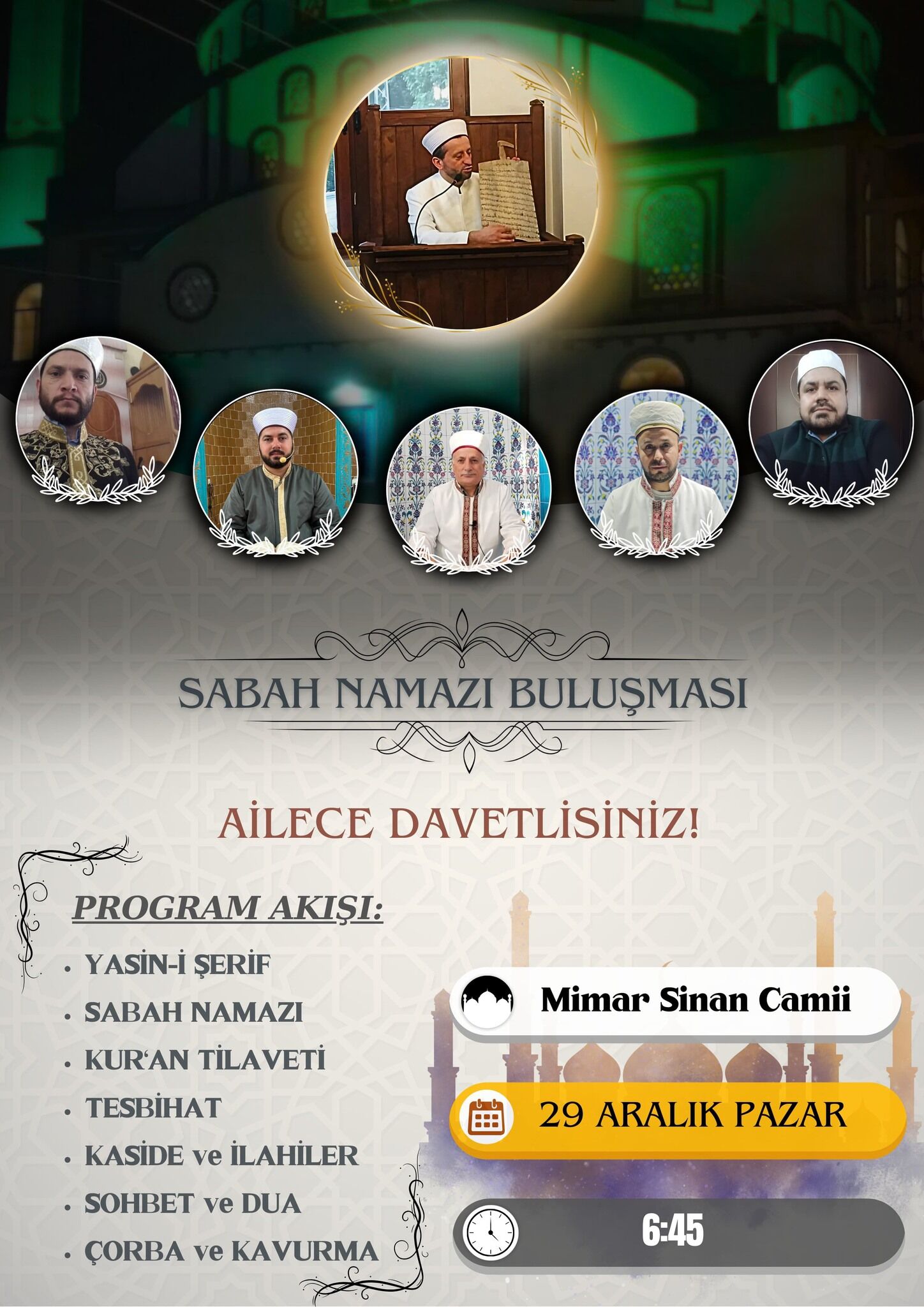 Osmaniye’de Sabah Namazı Buluşmaları Devam Ediyor (3)