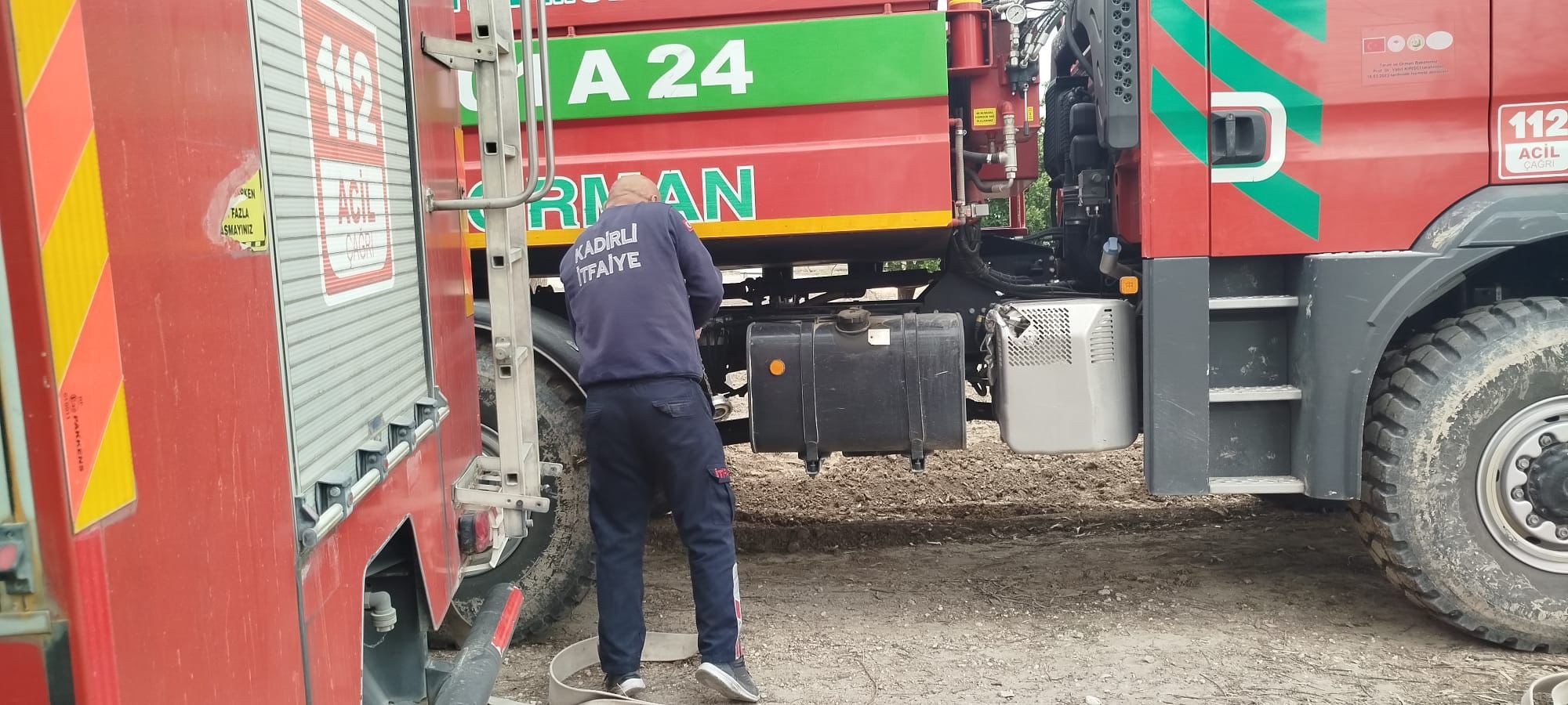 Kadirli Adana Karayolundaki Yangın Kontrol Altına Alındı (4)