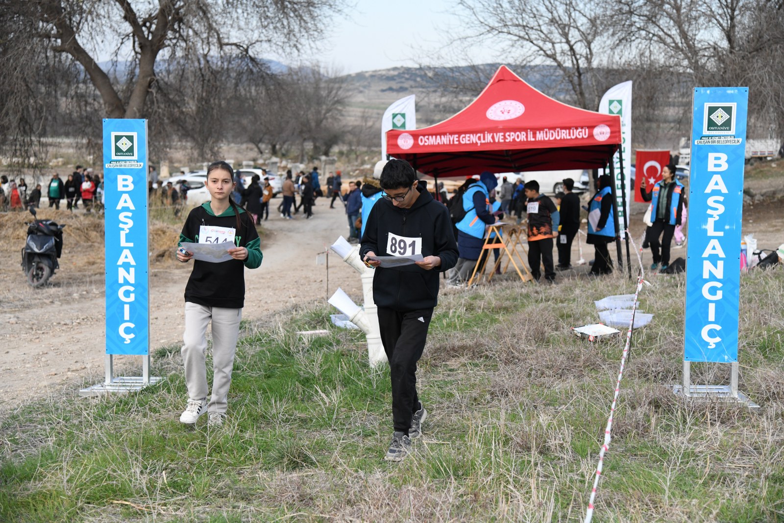 Kastabala Antik Kenti, Oryantiring Bölge Yarışmalarıyla Şenlendi (3)