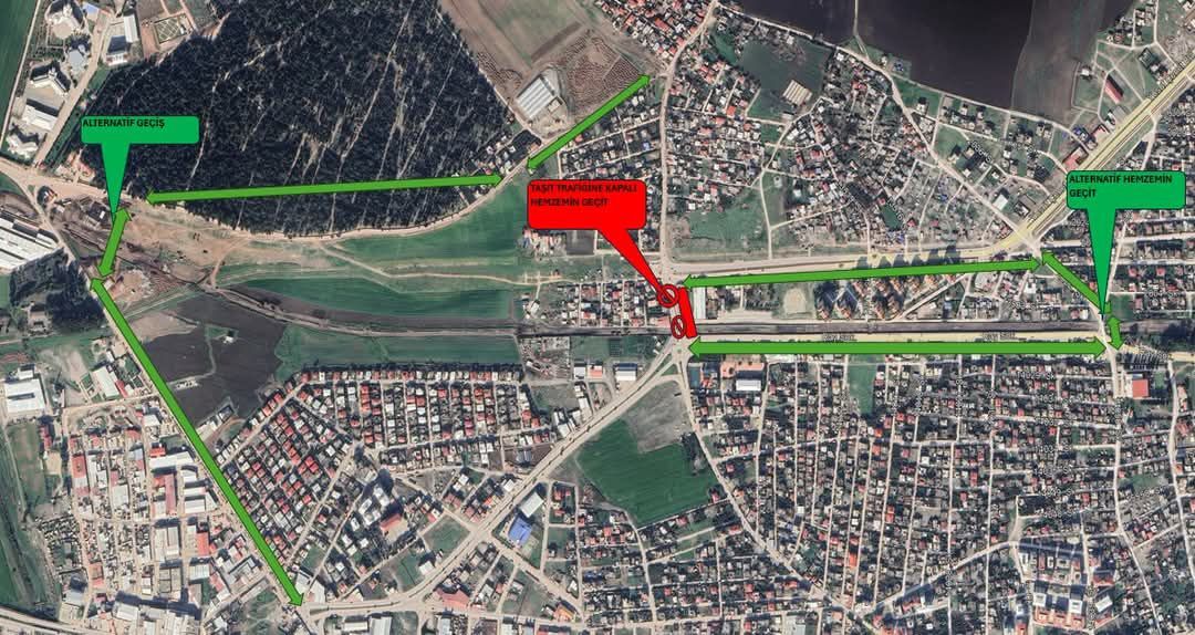 Osmaniye’de Hızlı Tren Çalışmaları Nedeniyle Kavşak 9 Ay Trafiğe Kapatılacak