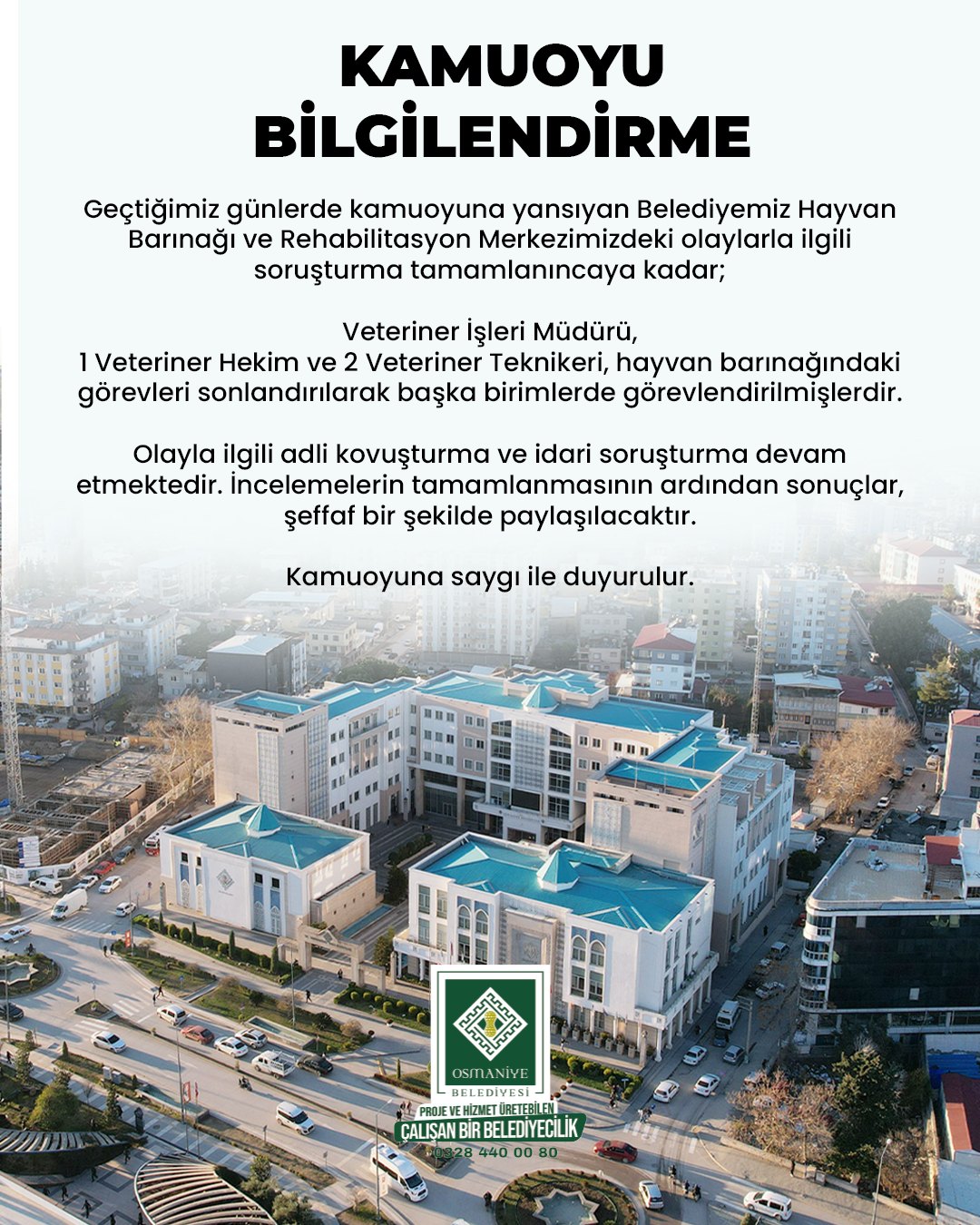 Osmaniye’de Barınak Krizi Osmaniye Belediyesi'nden Yeni Açıklama