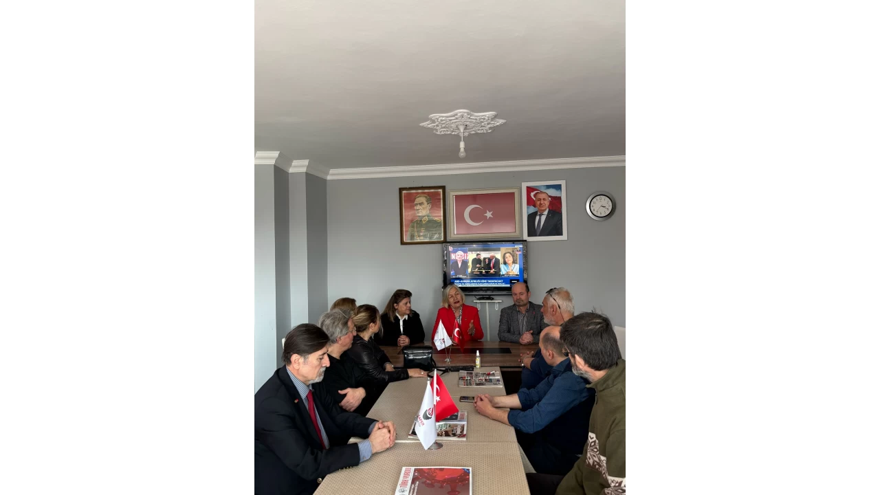 Btp Ve İyi̇ Parti'den Zafer Partisi'ne Anlamlı Ziyaret (4)