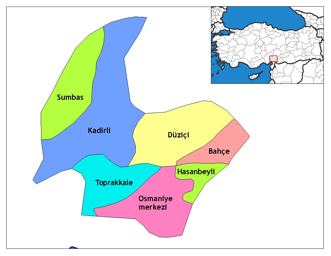 Osmaniye Harita-1