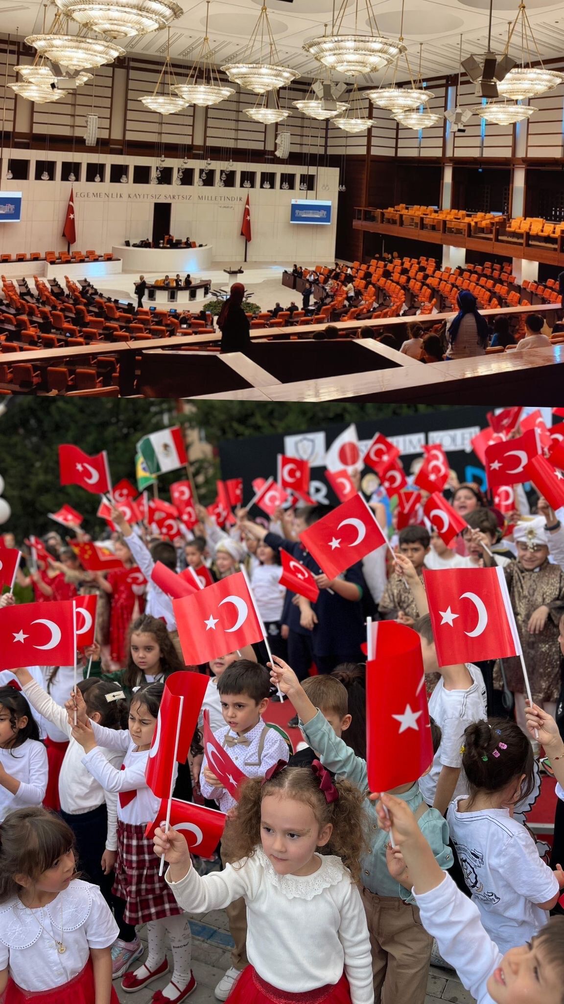 Buse Bilim Koleji Öğrencileri 23 Nisan'ı Kutladı