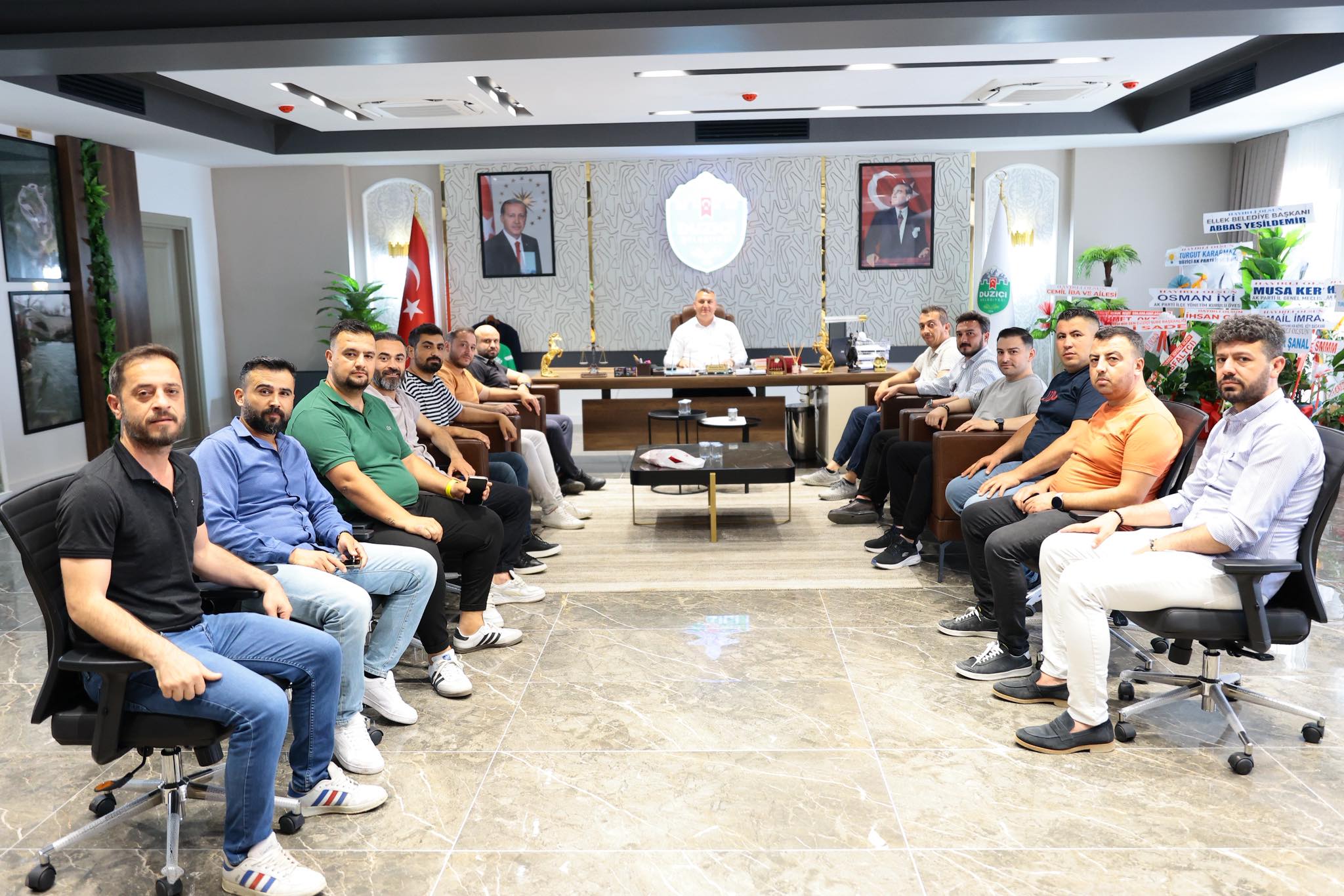 Düziçi Belediyespor’dan Başkan Mustafa İba’ya Anlamlı Ziyaret (2)