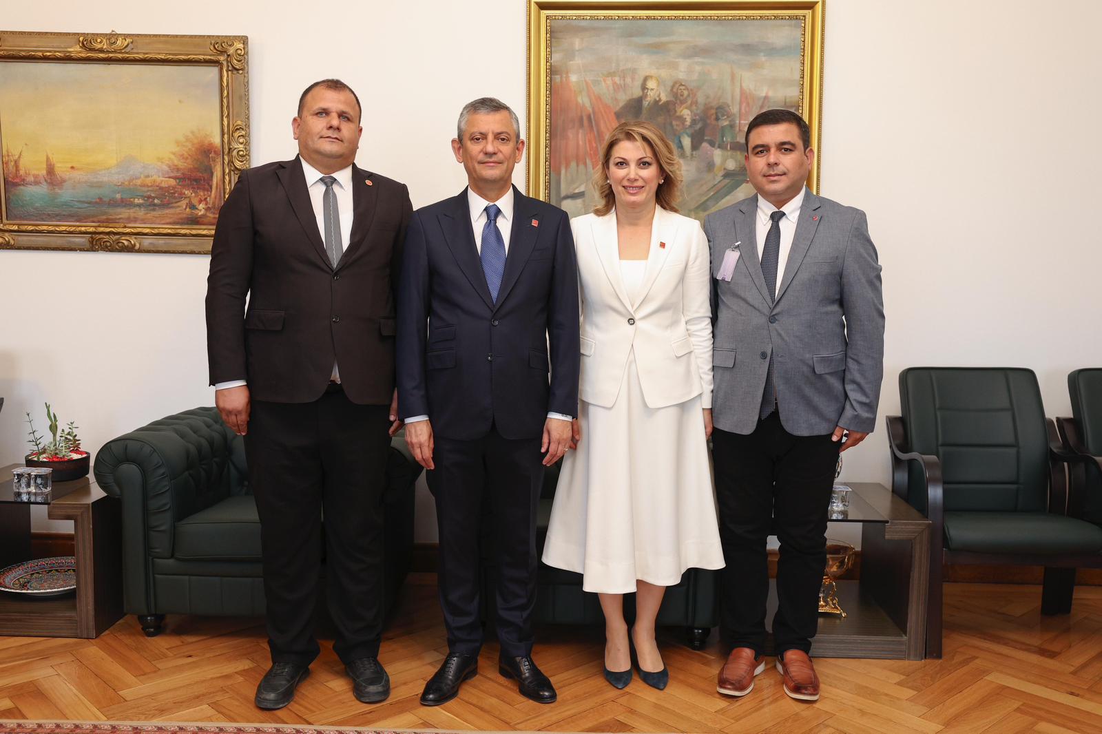 Chp’li Dallı Ve Osman Türk’ten Tbmm’de Kritik Ziyaret (1)