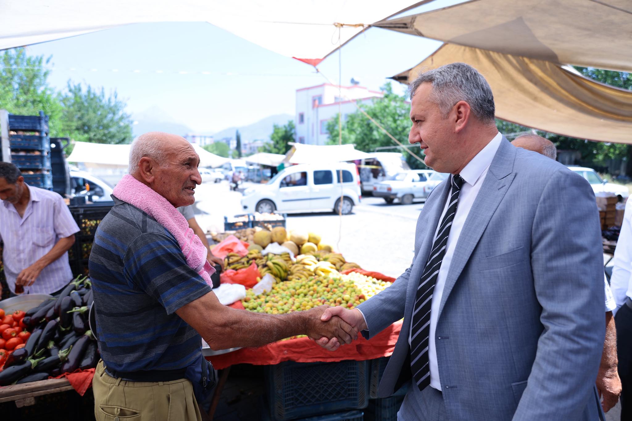 Düziçi’nde Lavanta Kokulu Esnaf Ziyareti (1)