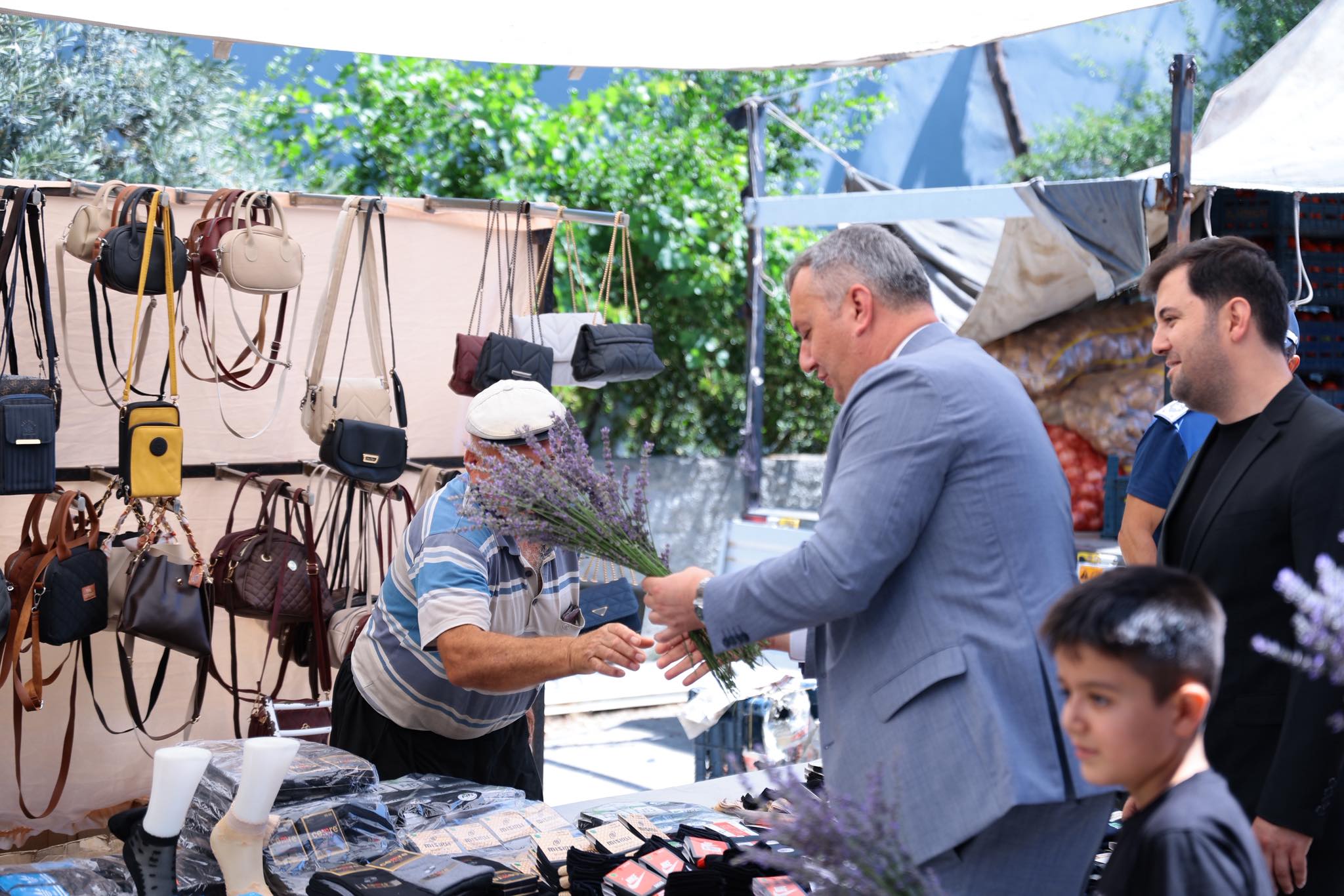 Düziçi’nde Lavanta Kokulu Esnaf Ziyareti (3)