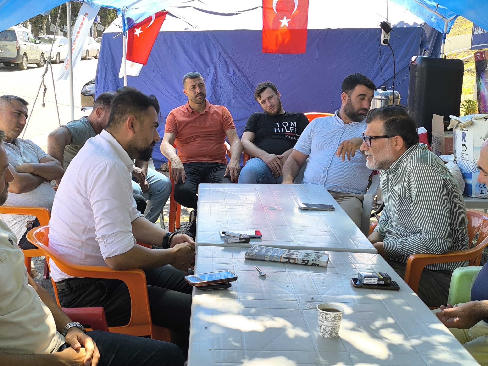 Zafer Partisi Osmaniye İl Başkanı Arınç Ulaştır İşçileri Ziyaret Etti (1)