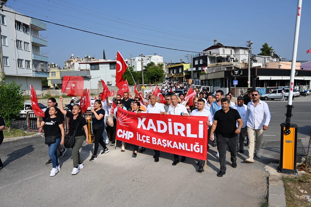 Chp Kadirli’den Zeydan Karalar’a Destek (1)