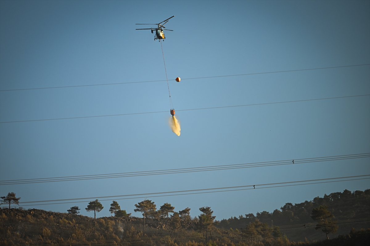 Hatay'daki Orman Yangınında Zarar Gören Alanlar Dronla Görüntülendi