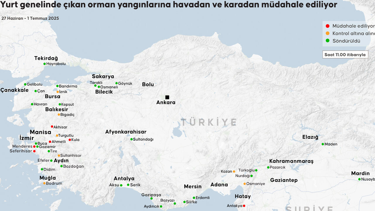 İzmir, Manisa, Hatay... Türkiye3