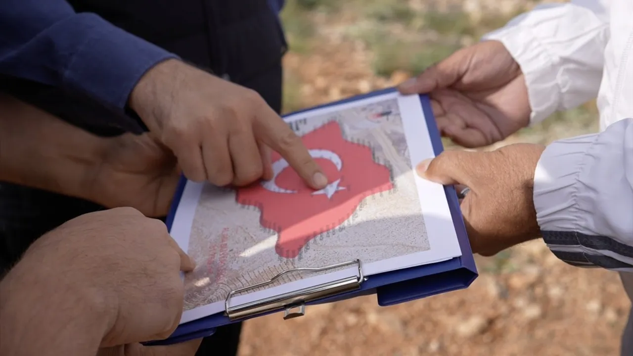 Kahramanmaraş'ın Zirvesine Dev Türk Bayrağı Ve İstiklal Madalyası Işleniyor-1