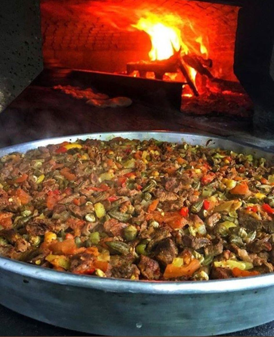 Odun Ateşinde Etli Bamya Tarifi