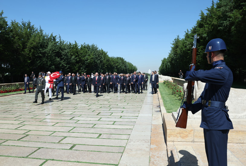 30 Ağustos Zafer Bayramı Cumhurbaşkanı Erdoğan Anıtkabir’de4