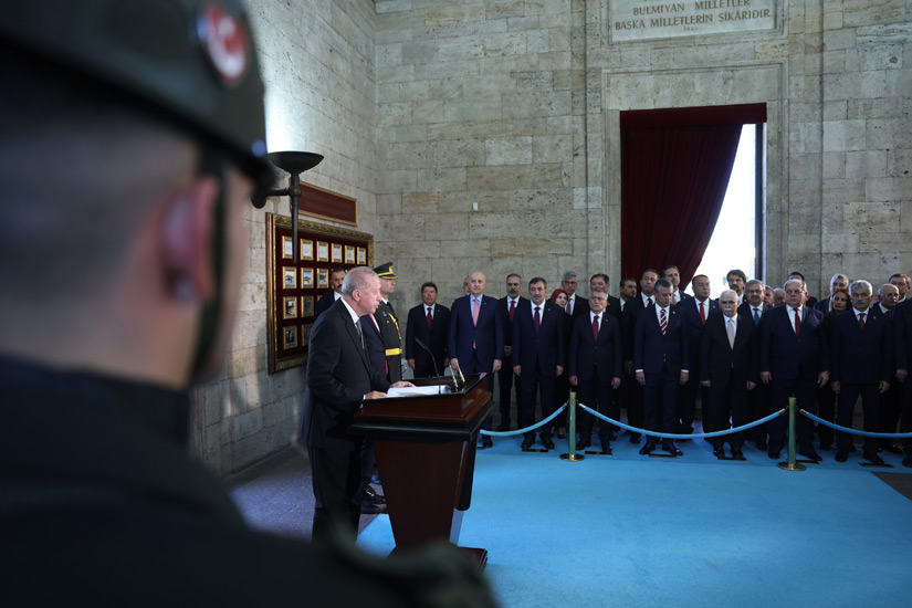 30 Ağustos Zafer Bayramı Cumhurbaşkanı Erdoğan Anıtkabir’de5-1