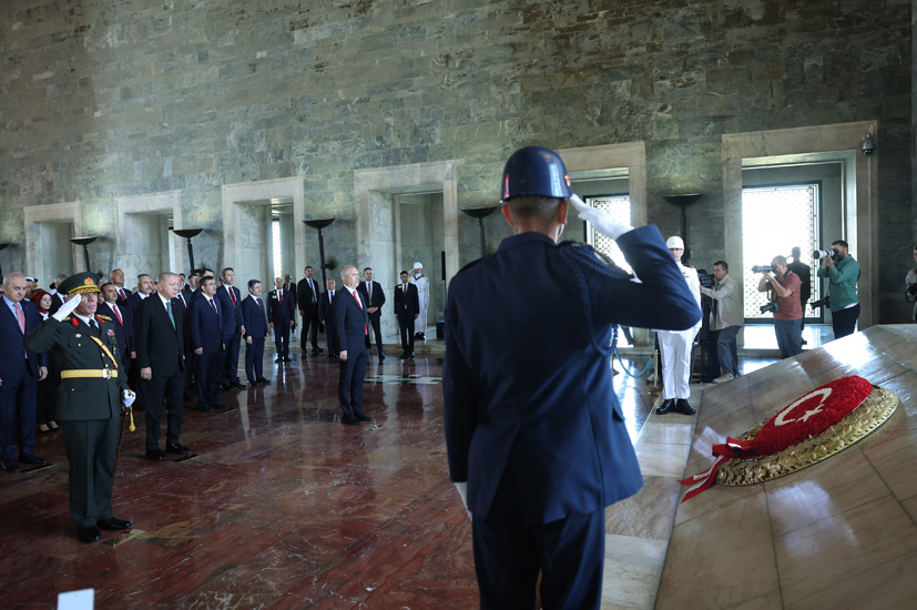 30 Ağustos Zafer Bayramı Cumhurbaşkanı Erdoğan Anıtkabir’de6