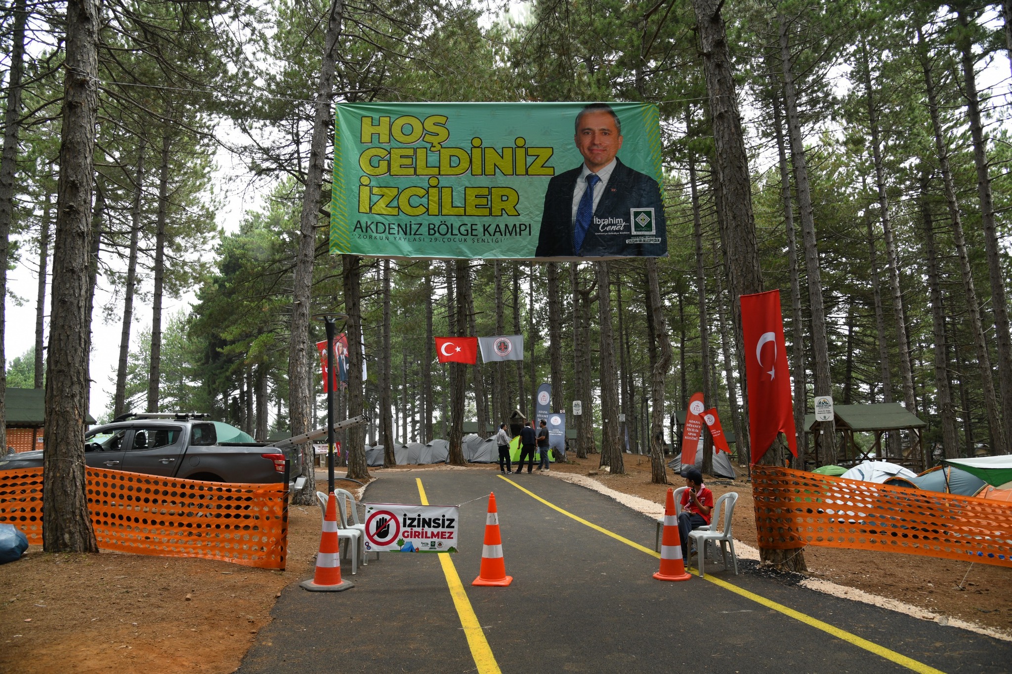 Başkan Çenet’ten İzci Kampına Ziyaret (2)