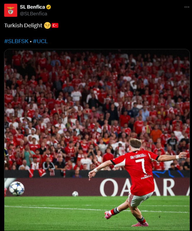 Benfica Fenerbahçe’yi Eledi 16 Yıllık Hasret Sürüyor6-1