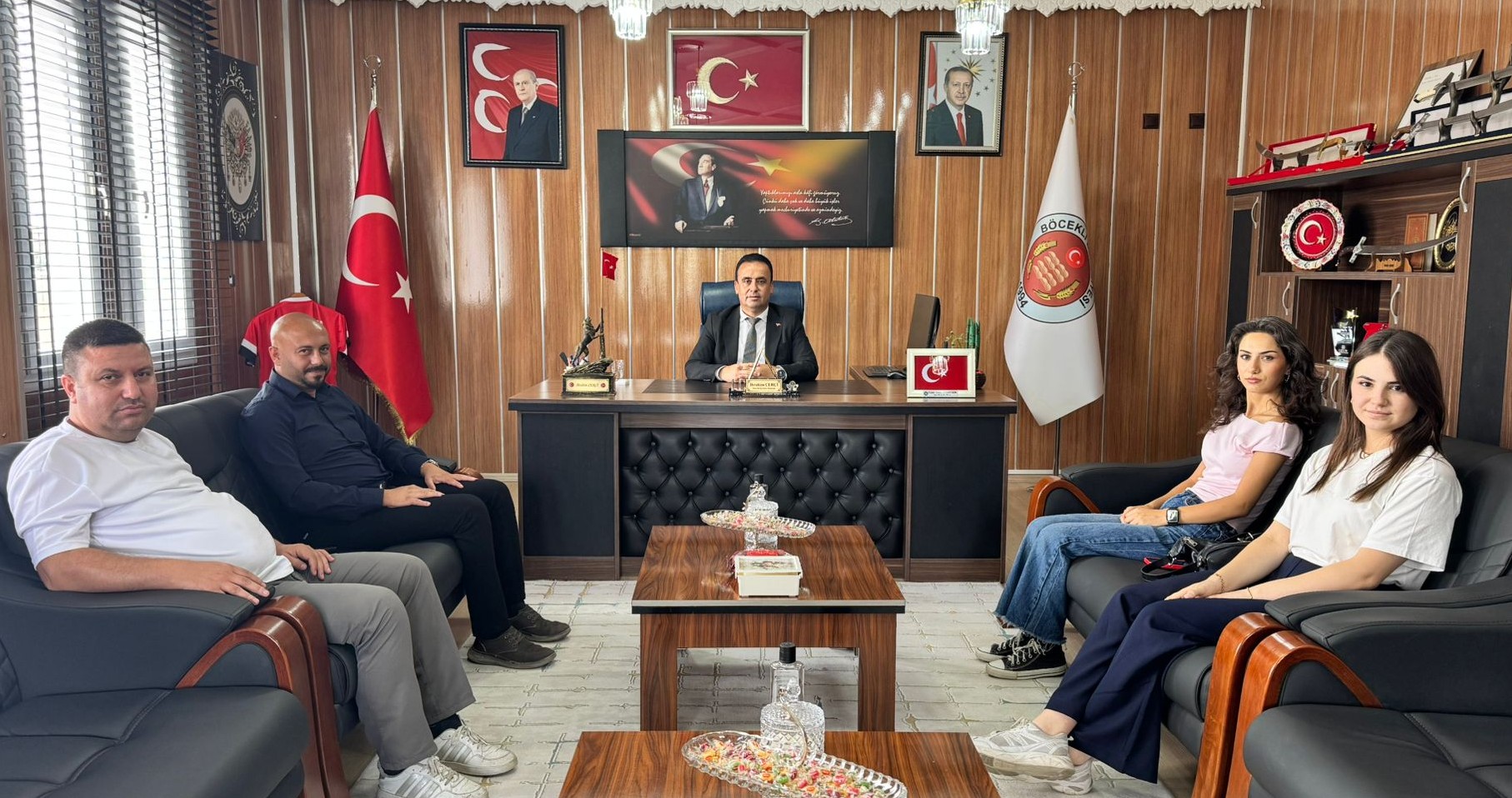 Böcekli Belediye Başkanı Çerçi Sabır Medya Grubu’nu Ağırladı