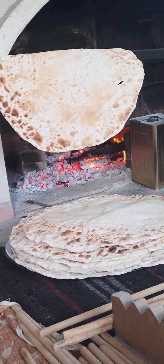 Düziçi’nde Odun Ateşinde Yufka Ekmek Keyfi