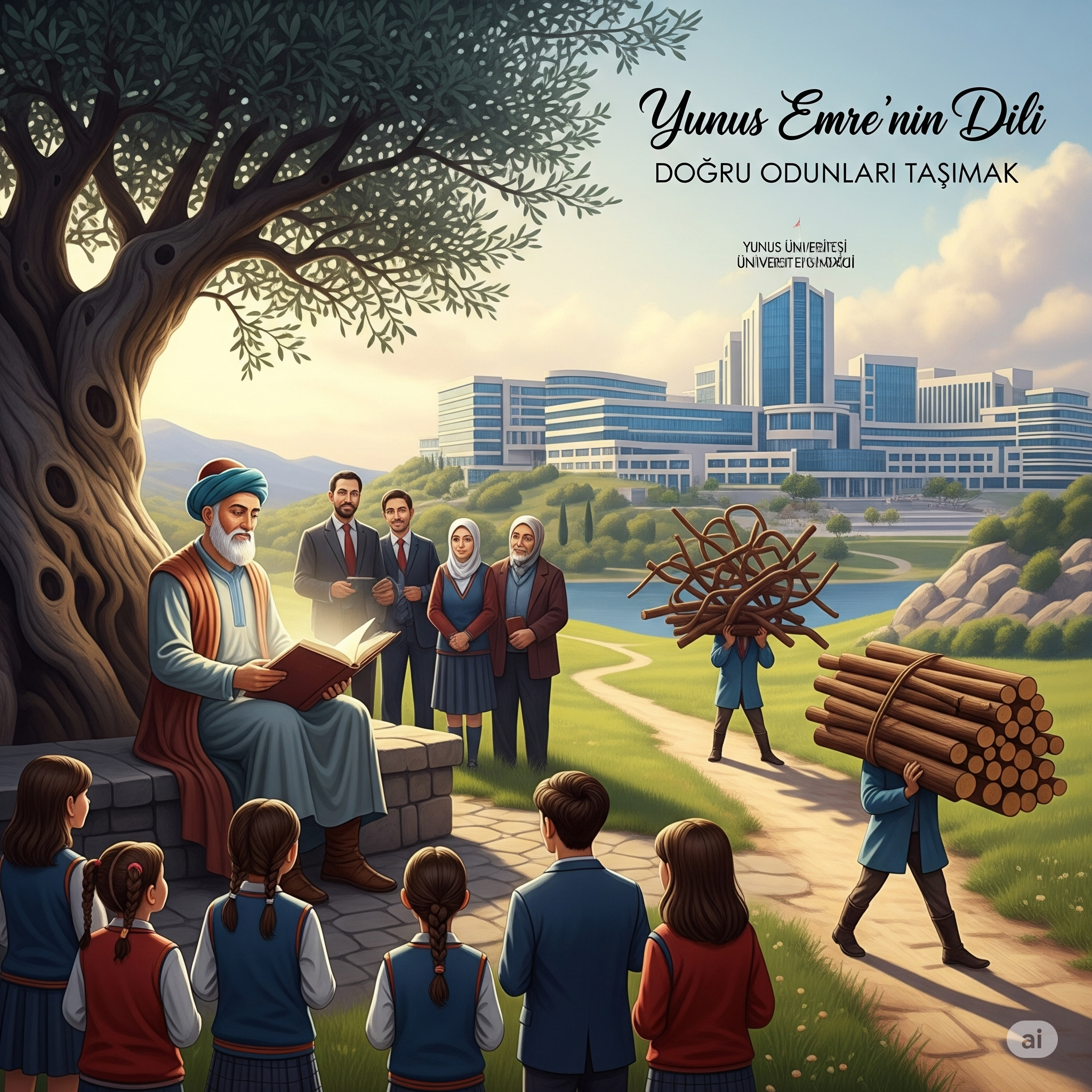 Yunus Emre’nin Dili, Doğru Odunları Taşıması Eğitim ve çağımıza Etkileri