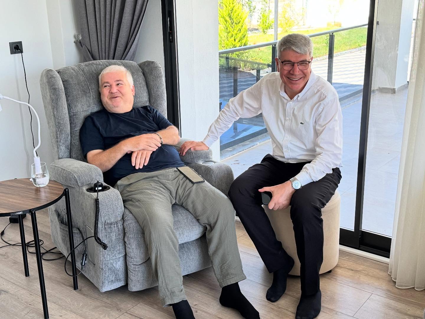 Gülsoy’dan Halil Özdemir’e Geçmiş Olsun Ziyareti3