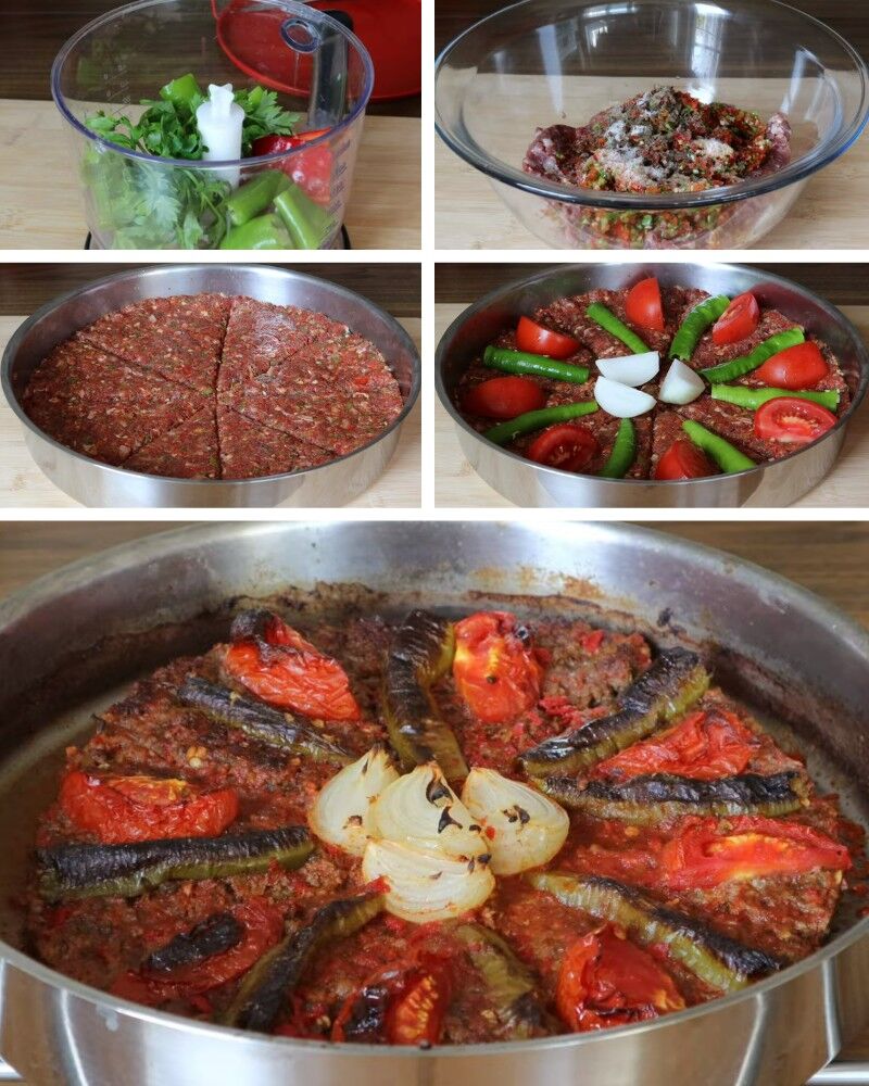 Hatay Usulü Tepsi Kebabı Göz Dolduruyor