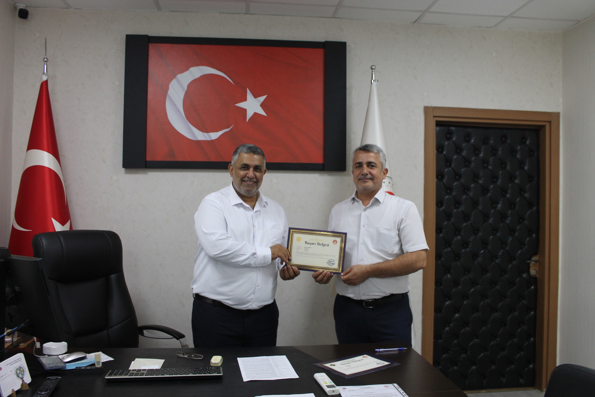 Manevi Danışmanlık Personeline Başarı Belgesi2