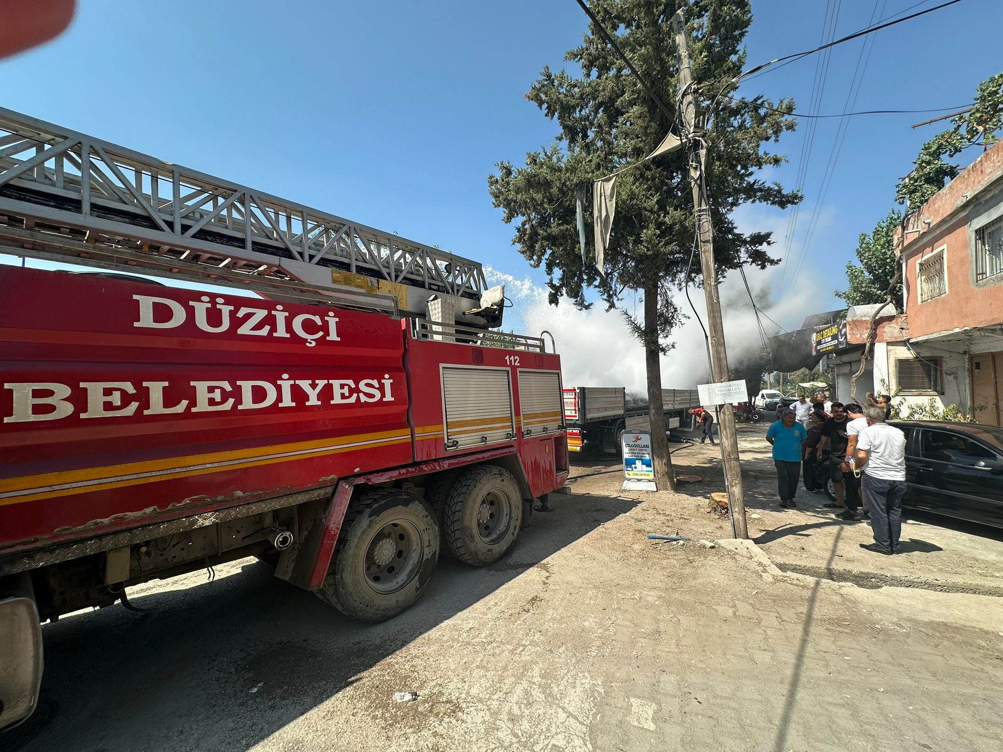 Osmaniye Düziçi Otoyolu’nda Tır Alev Aldı (3)