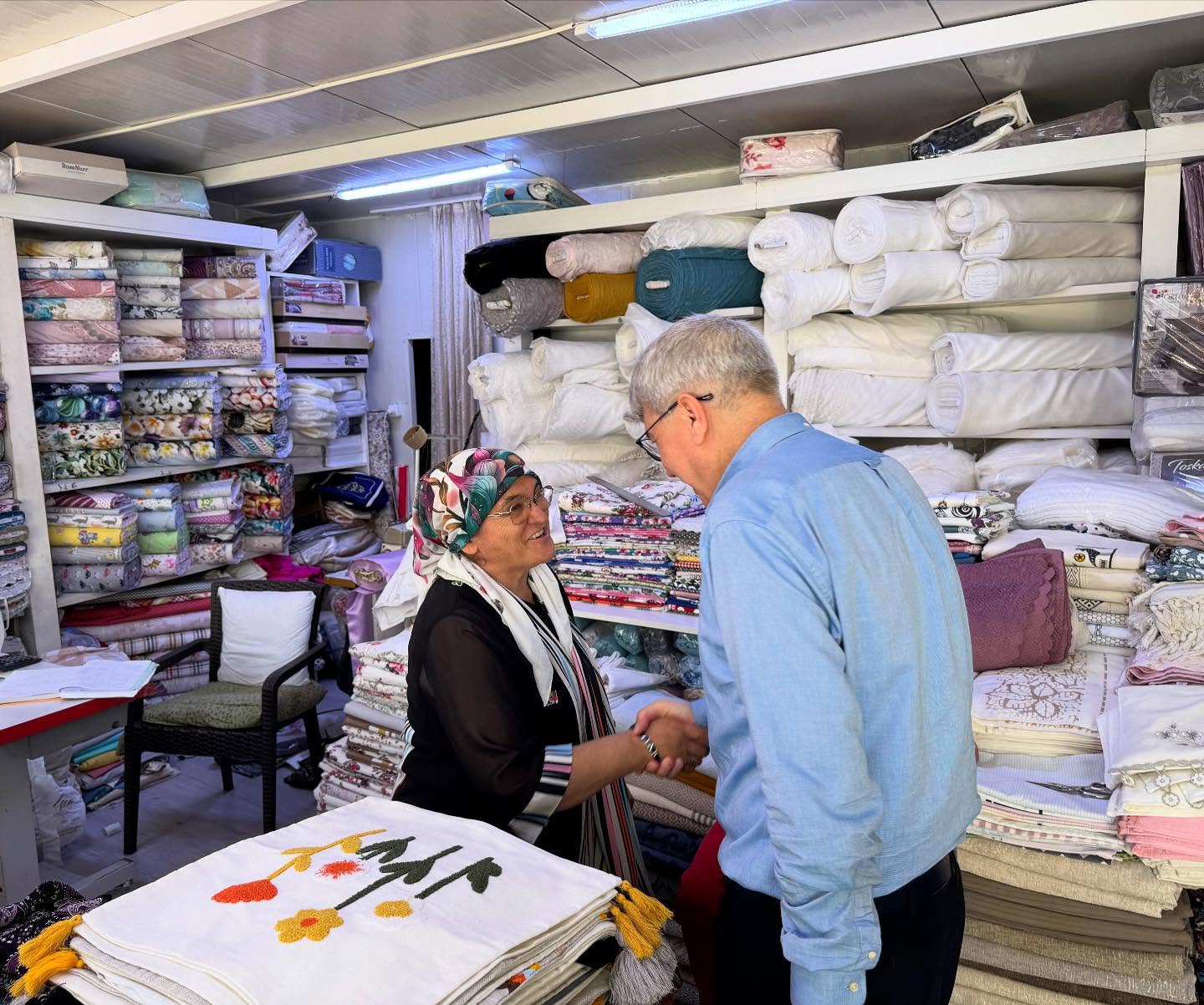 Seydi Gülsoy, Osmaniye Çarşı Esnafını Ziyaret Etti6