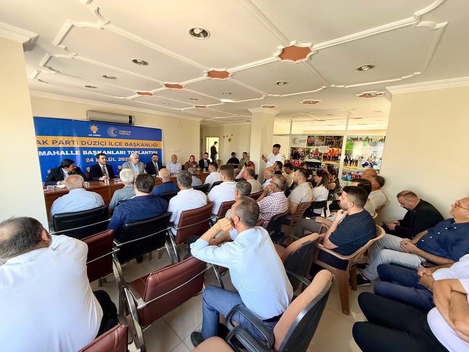 Ak Parti Düziçi Teşkilatı Mahalle Ve Köy Başkanlarıyla Buluştu4