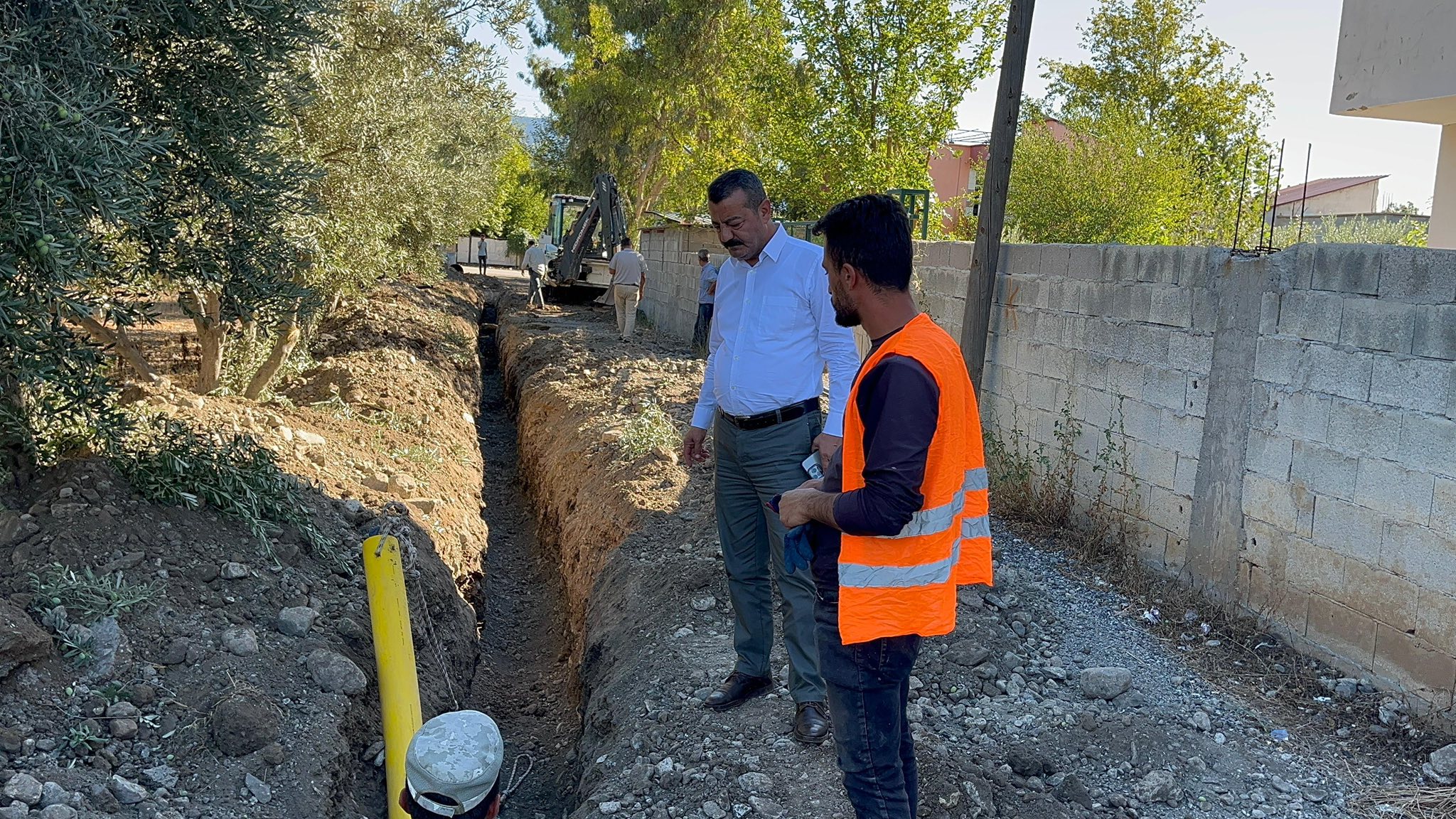 Başkan Aksoy, Yarbaşı’nda Doğalgaz Çalışmalarını İnceledi2