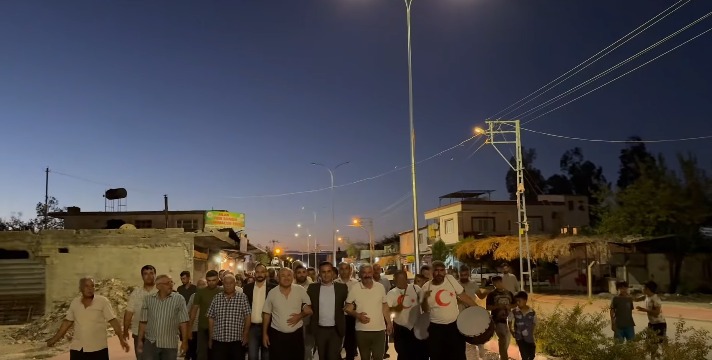 Böcekli’de Geceyi Gündüze Çeviren Proje Belde Girişi Aydınlatma Hizmete Açıldı (3)