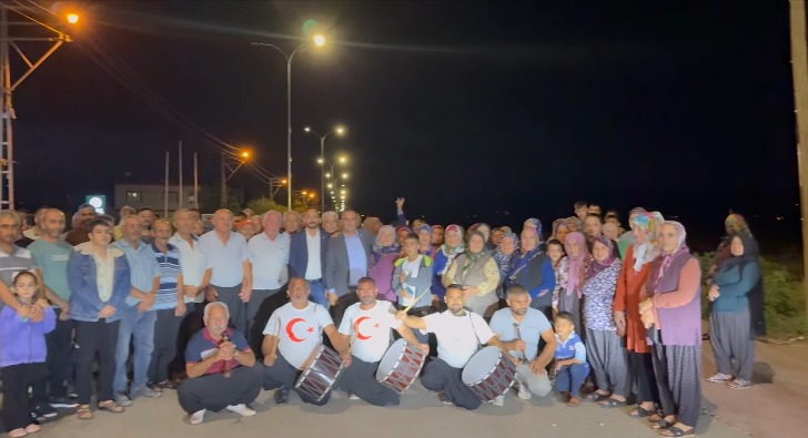 Böcekli’de Geceyi Gündüze Çeviren Proje Belde Girişi Aydınlatma Hizmete Açıldı (5)