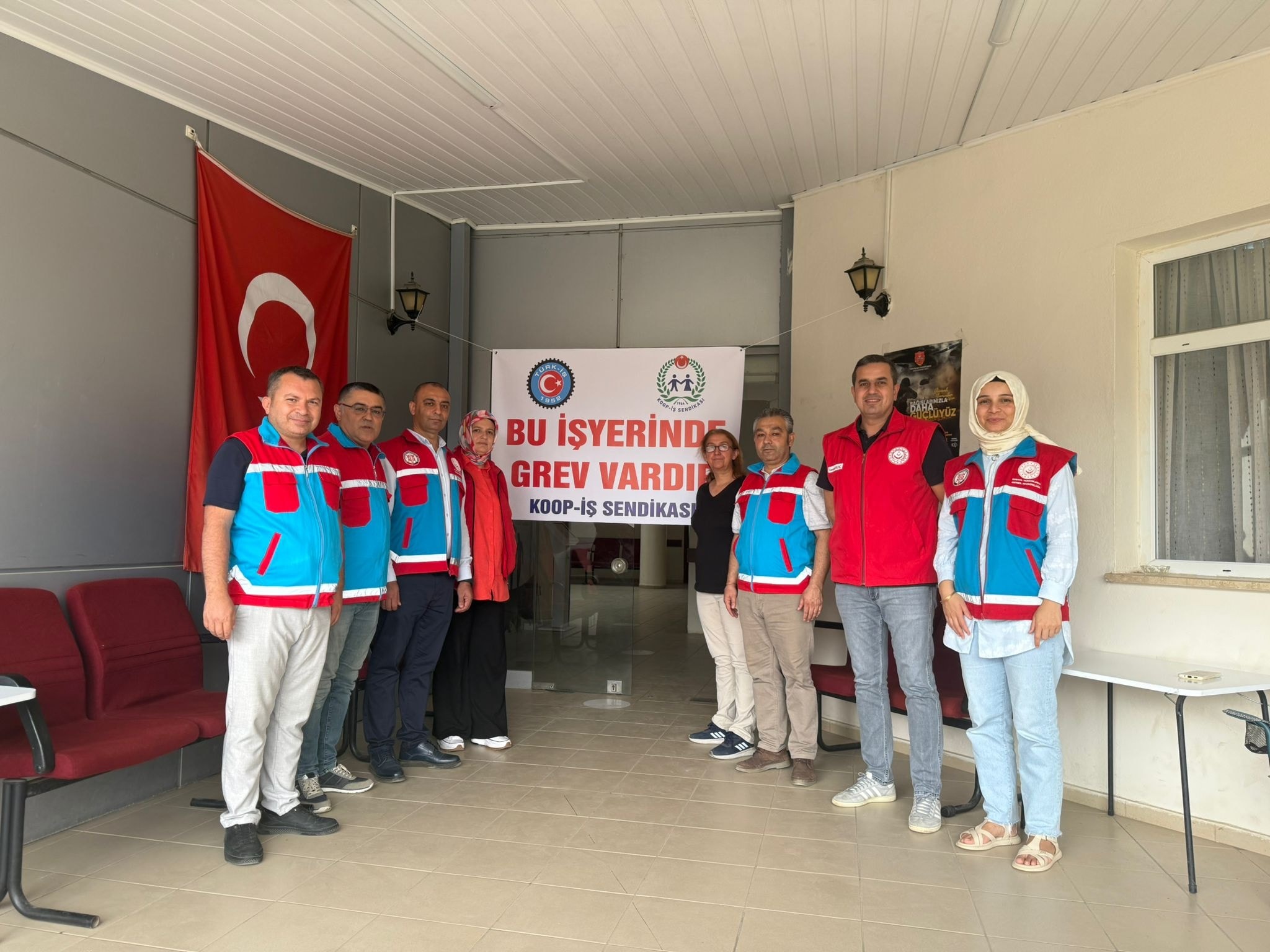 Düziçi Sydv İşçileri Greve Gitti (1)