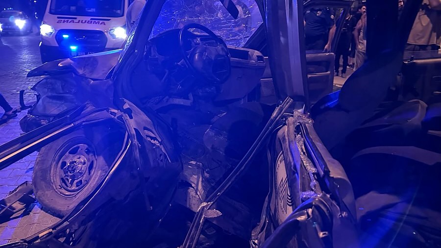 Düziçi’nde Gece Yarısı Feci Kaza 4 Yaralı (3)