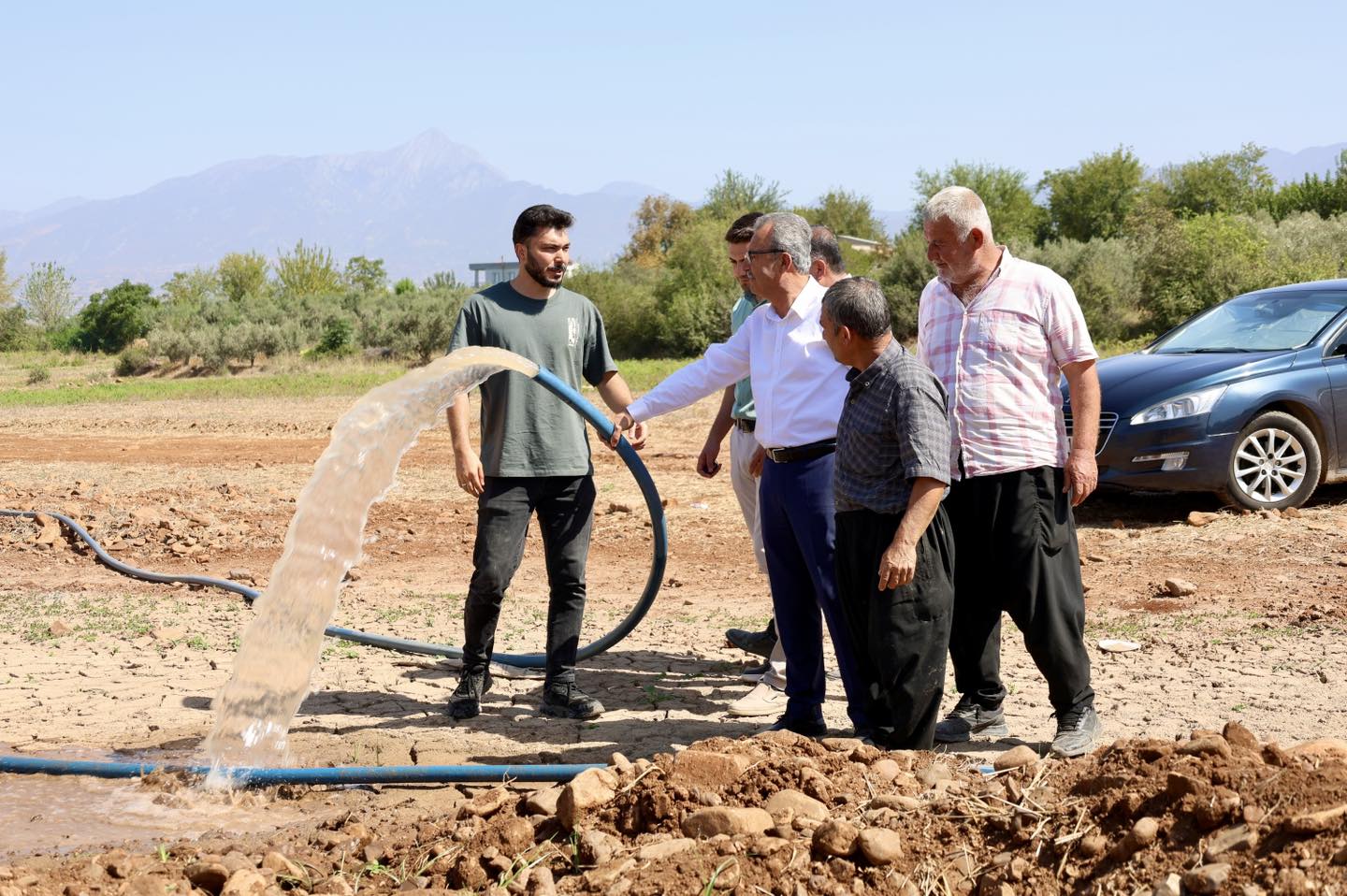Ellek’te İçme Suyu Sevinci Sondajdan Verim Alındı2