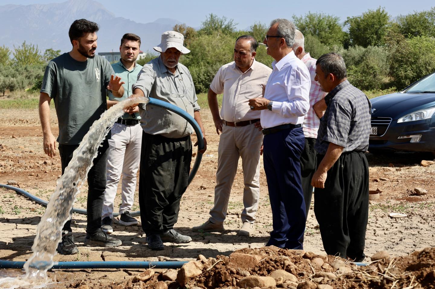 Ellek’te İçme Suyu Sevinci Sondajdan Verim Alındı4